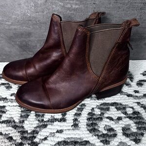 Timberland Brown Leather Chelsea Ankle Boots